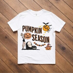 Pumpkin Season, Cute Fall Shirt, Halloween Pumpkin Cotton T Shirt, Graphic Tee